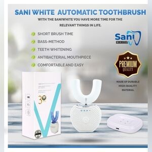 TWO Sani White Automatic Toothbrushes